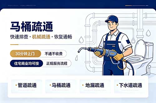天水马桶疏通